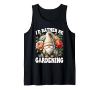 Id Rather Be Gardening Mom Garden Grandpa Gnome For Summer Canotta