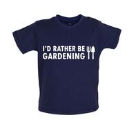 I'D Rather Be Giardinaggio - Bambino T-Shirt / Body - Giardiniere Paesaggista Da