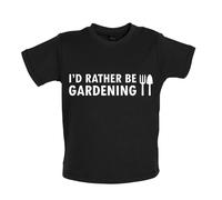 I'D Rather Be Giardinaggio - Bambino T-Shirt / Body - Giardiniere Paesaggista Da