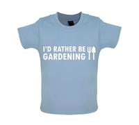 I'D Rather Be Giardinaggio - Bambino T-Shirt / Body - Giardiniere Paesaggista Da