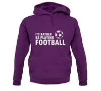 I'D Rather Be Giocare Calcio - Adulti Felpa/Maglione - Player Sfera Love Ragazzo