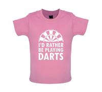 I'D Rather Be Giocare Freccette - Bambino T-Shirt / Body - Bullseye 180 Dart