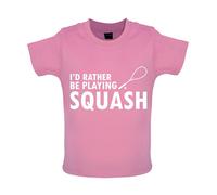 I'D Rather Be Giocare Squash - Bambino T-Shirt / Body - Player Tribunale