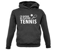 I'D Rather Be Giocare Tennis - Bambini Felpa Wimbledon Ventola Merch Love Sfera