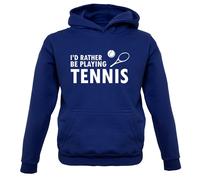 I'D Rather Be Giocare Tennis - Bambini Felpa Wimbledon Ventola Merch Love Sfera