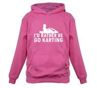 I'D Rather Be Go Karting - Bambini Felpa Kart da Corsa Go Cart Racer Guida Pista