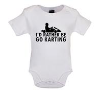 I'D Rather Be Go Karting - Bambino T-Shirt / Body - Kart da Corsa Go Kart Racer