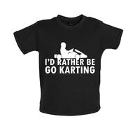 I'D Rather Be Go Karting - Bambino T-Shirt / Body - Kart da Corsa Go Kart Racer