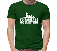 I'D Rather Be Go Karting - T-Shirt - Kart da Corsa Go Kart Racer Gara Celibato