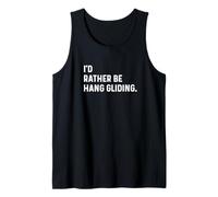 I'd Rather Be Hang Gliding - Aereo da Volo con aliante Canotta