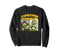 ID Rather Be Horsing Divertente Hobby Fuga a Cavallo Felpa