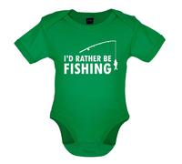 I'D Rather Be Pesca - Bambino T-Shirt / Body - Pescatore Pesce Pesca Hobby