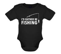 I'D Rather Be Pesca - Bambino T-Shirt / Body - Pescatore Pesce Pesca Hobby