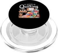 I'd Rather Be Quilting Seamstress Quilt Sewing Quilter PopSockets PopGrip per MagSafe