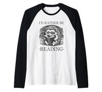 I'd Rather Be Reading Maglia con Maniche Raglan