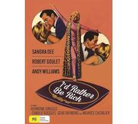 I'd Rather Be Rich (DVD) Sandra Dee Robert Goulet Andy Williams Charles Ruggles