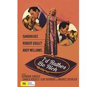 I'd Rather Be Rich (DVD) Sandra Dee Robert Goulet Andy Williams Charles Ruggles