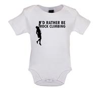 I'D Rather Be Scalata - Bambino T-Shirt / Body - Sasso Tondeggiante Climber