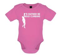 I'D Rather Be Scalata - Bambino T-Shirt / Body - Sasso Tondeggiante Climber