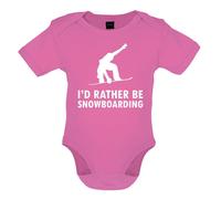 I'D Rather Be Snowboard - Bambino T-Shirt / Body - Snowboarder Snowboard