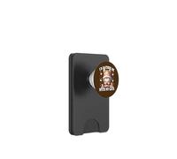 Id Rather Be With My Cats Funny Cat Lover Gnome Cat Graphic PopSockets PopWallet per MagSafe