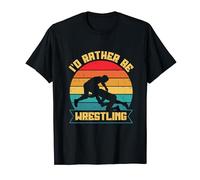 I'd Rather Be Wrestling Cool Wrestling Maglietta