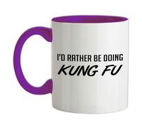 I'D Rather Essere Doing Kung Fu - Ceramica Mug - Arti Marziali Fight Fighting
