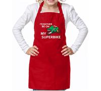 I'D Rather Essere On My Supermoto - Unisex Bambini Grembiule - Super Moto Ride