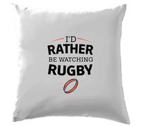 I'D Rather Essere Osservazione Rugby - Cuscino - Union Lega Sei 6 Nazioni