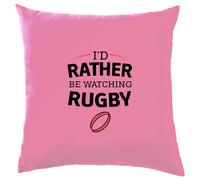 I'D Rather Essere Osservazione Rugby - Cuscino - Union Lega Sei 6 Nazioni