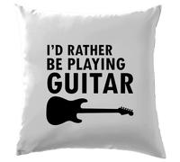 I'D Rather Essere Playing Chitarra - Cuscino - Chitarrista Musica Rock Love