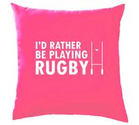 I'D Rather Essere Playing Rugby - Cuscino - Lega Union Sei Nazioni