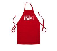 I'D Rather Essere Playing Rugby - Unisex Bambini Grembiule - Lega Union Sei
