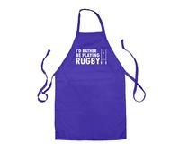 I'D Rather Essere Playing Rugby - Unisex Bambini Grembiule - Lega Union Sei