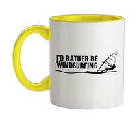 I'D Rather Essere Windsurf - Tazza IN Ceramica - Vento Surf Fare Acqua Sport