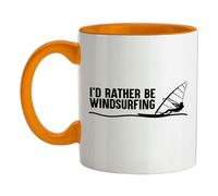 I'D Rather Essere Windsurf - Tazza IN Ceramica - Vento Surf Fare Acqua Sport