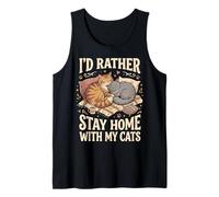 I'd Rather Stay Home with My Cats Canotta