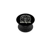 I'd Rather Stay Home With My Cats PopSockets PopGrip Adesivo