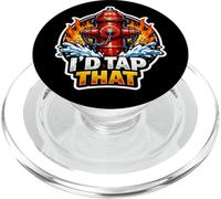 I'd Tap That Funny Firefighter Firefighter Fireman Fire Hydrant Joe Gag PopSockets PopGrip per MagSafe