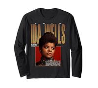 Ida B Wells eredità Attivista Leader Donna Nera Maglia a Manica