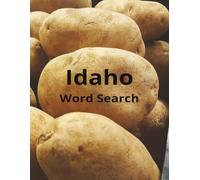 Idaho word search: 8.5x11 inch puzzle book