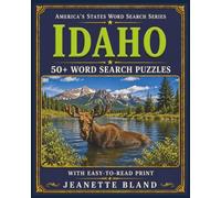 Idaho Word Search Puzzles: 50+ Word Search Puzzles with Easy-to-Read Print | 8 x 10 Inches, 110 pages | Great for Gifts, Vacations, Classrooms, and Free Time