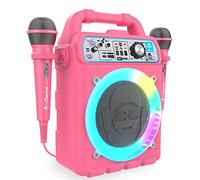 Idance, K3V2 Macchina per karaoke Party Box, con altoparlante Bluetooth, per feste, con microfono