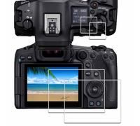 iDaPro [2Pcs per Vetro Temperato per Canon EOS R5 Mark II/EOSR5 Markii/ R5 II R5II Pellicola Protettiva+[2Pcs] Protettore schermo vetro superiore,Vetro temperato, Durezza 9H, Antigraffio, Antibolla