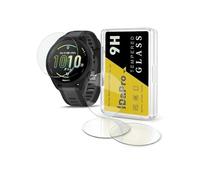iDaPro [4Pcs Vetro Temperato per Garmin Forerunner 165 / Forerunner165 Music Pellicola Protettiva,Vetro temperato,Durezza 9H,Antigraffio,Antibolla