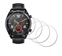 iDaPro [4Pcs Vetro Temperato per Huawei Watch GT Active/Sport Pellicola Protettiva,Vetro temperato,Durezza 9H,Antigraffio,Antibolla,Antimpronta,Ultrasottile,Facile installazione