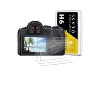 iDaPro Pellicola protettiva per Canon EOS R6 Mark III/Mark II/Mark V/R6V/R6 | 3 pezzi + Scatola ABS. Non per R5/R7. Durezza 9H, antigraffio, senza bolle, HD, anti-impronte, facile installazione.