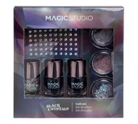 Idc Institute Magic Studio Black Crystals Nail Set - Set unghie
