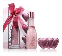 IDC Institute Scented Bath Rose Bubble Bath Set confezione regalo da donna