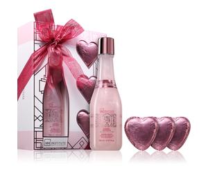 IDC Institute Scented Bath Rose Bubble Bath Set confezione regalo da donna